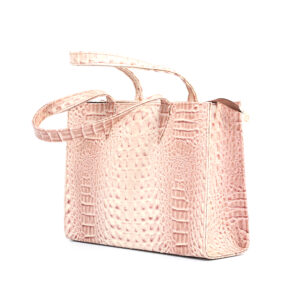 Cream Leather Tote - Medium