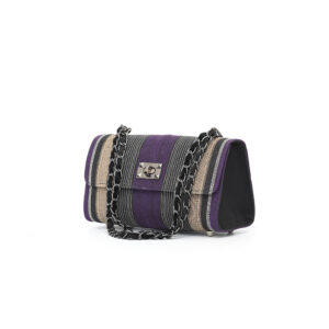 Purple Aso-oke Clutch