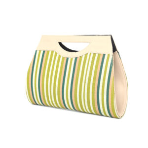 Amoke (by Hafsat) Aso-oke Maxi Clutch - Champagne
