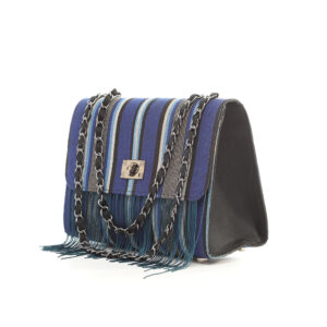 Adamawa Aso-oke Handbag - Tassels
