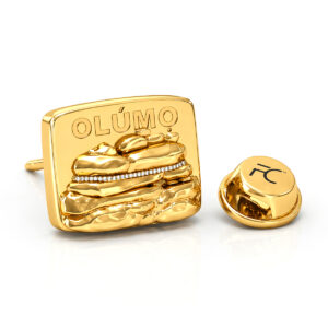 FC Olumo Brooch - Rock Gold
