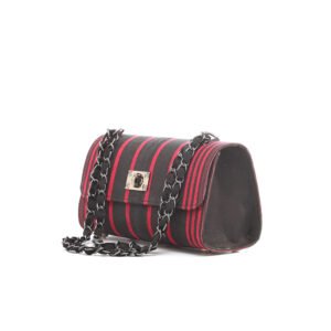 Black & Red Aso-oke Clutch